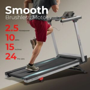 Sunny Premium Foldable Auto Incline Smart Treadmill