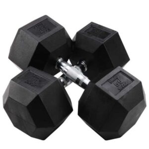 Body-Solid Rubber Hex Dumbbells