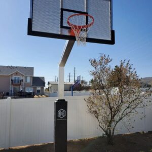 Dominator Pro 72″ Basketball Hoop – Shatterproof Aluminum Backboard