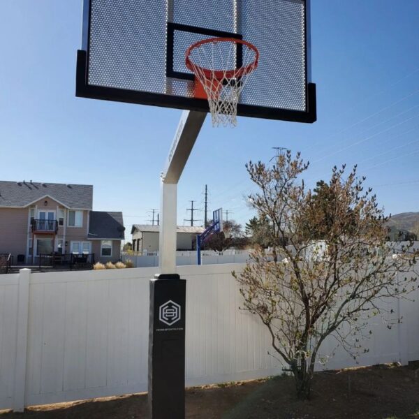 Dominator Pro 72″ Basketball Hoop – Shatterproof Aluminum Backboard